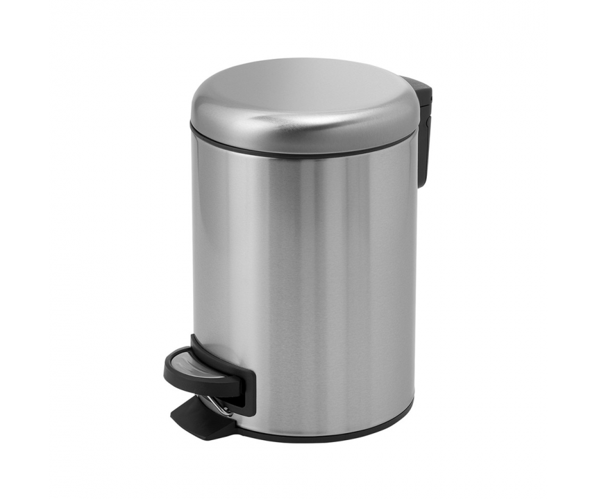 Potty Pedal Bin 3L - Brushed Stainless Steel