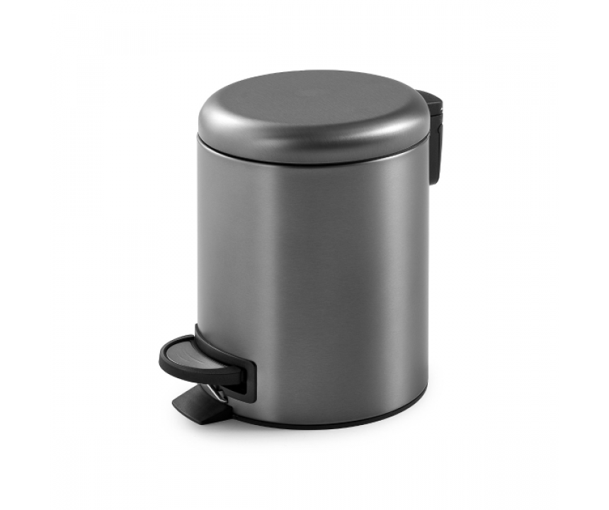 Potty Pedal Bin 3L - Gunmetal