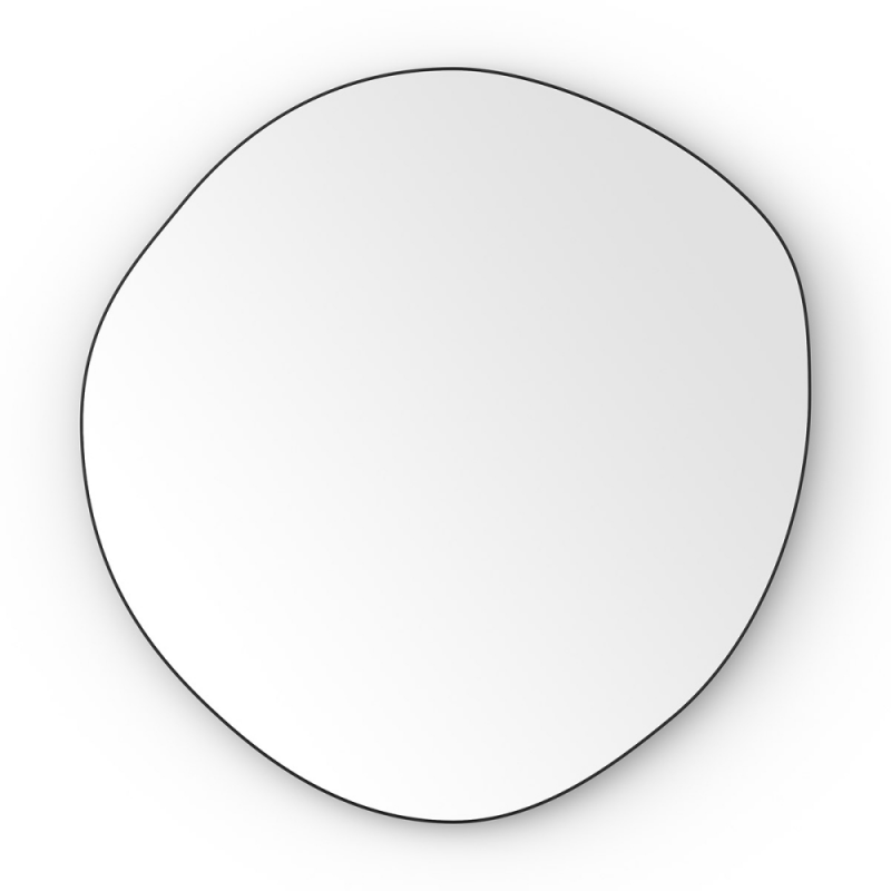 Origins Living Oslo Organic Mirror 60cm Black