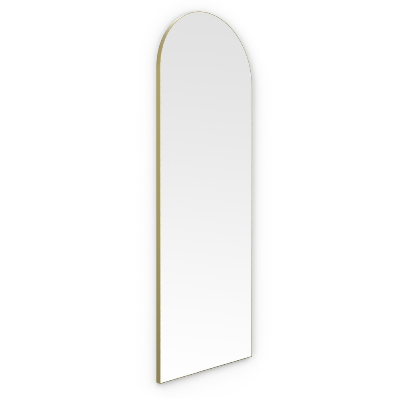Origins Living Oslo Arch Mirror 50x140cm Brushed Brass
