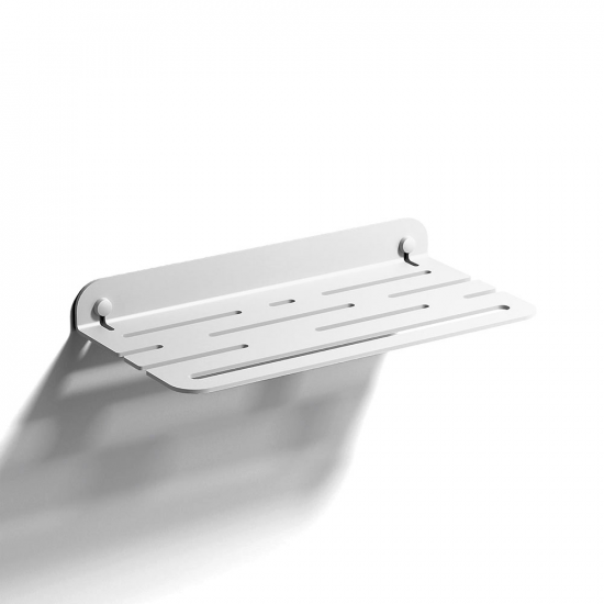 Ebzone ! Quick Open Shower Shelf - White
