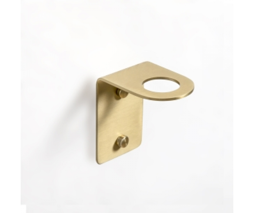 Bottle Holder 1 hole - Brushed Brass