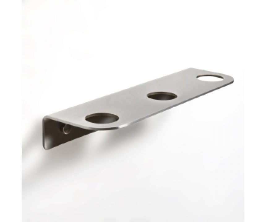 Bottle Holder 3 hole - Brushed Stainless steel