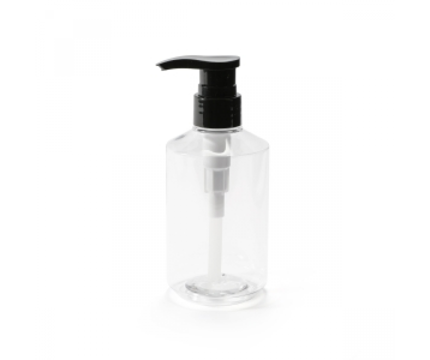 Dispenser Bottle 300ml & Pump - Clear/Black