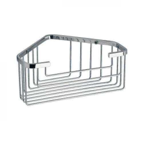 Origins Living Gedy Deep Corner Basket - Chrome