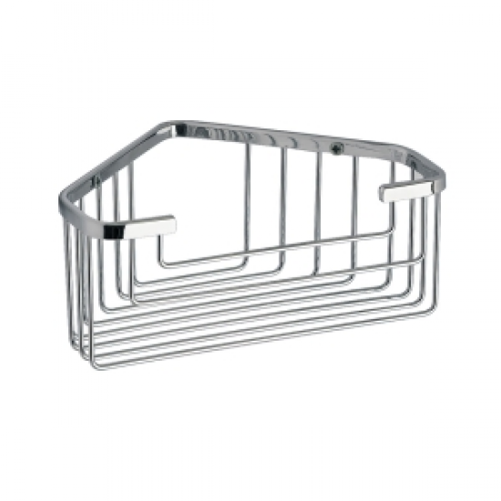 Ebzone ! Origins Living Gedy Deep Corner Basket - Chrome