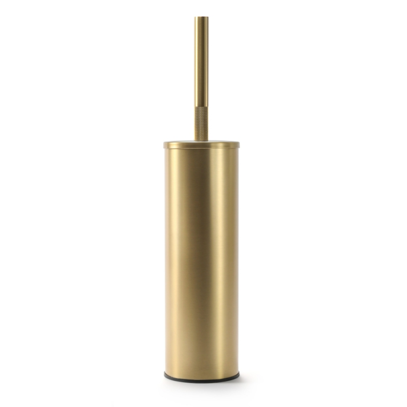 Origins Living Turner Toilet Brush Freestanding - Brushed Brass