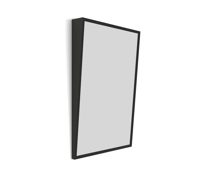 Docklands Inclusive Angled Mirror 50 Black - 50x80cm