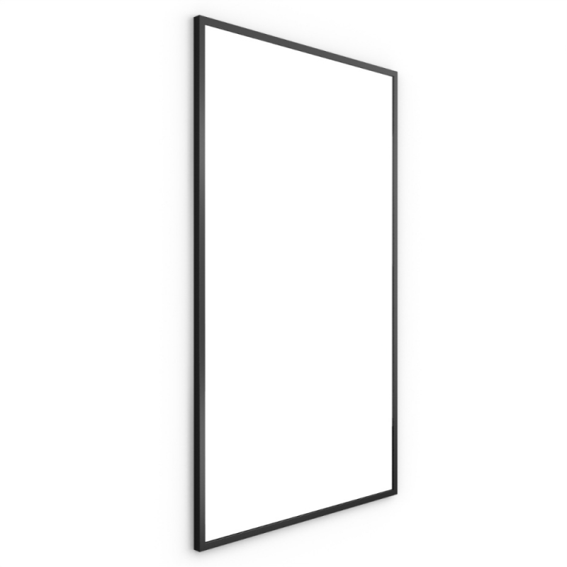 Docklands Rectangular Mirror 40 Black - 40x70cm