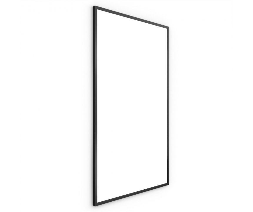 Docklands Rectangular Mirror 40 Black - 40x70cm