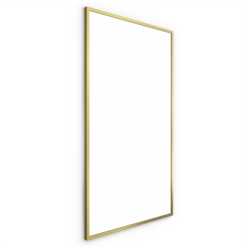 Docklands Rectangular Mirror 40 Brushed Brass - 40x70cm