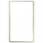 Docklands Rectangular Mirror 40 Brushed Brass - 40x70cm