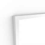 Docklands Rectangular Mirror 40 White - 40x70cm