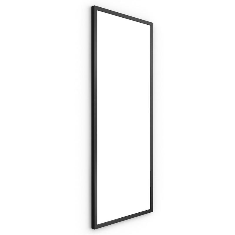 Docklands Rectangular Mirror 41 Black - 40x100cm