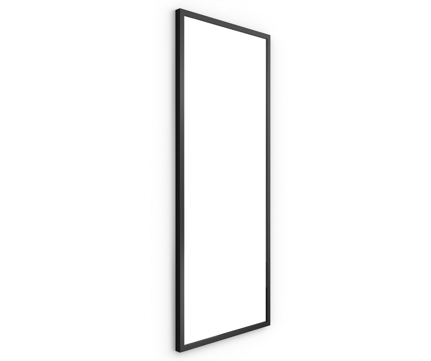 Docklands Rectangular Mirror 41 Black - 40x100cm