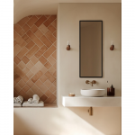 Docklands Rectangular Mirror 41 Black - 40x100cm