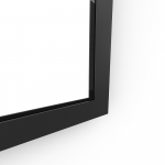 Docklands Rectangular Mirror 41 Black - 40x100cm