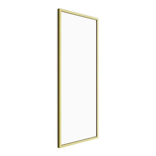 Docklands Rectangular Mirror 41 Brushed Brass - 40x100cm