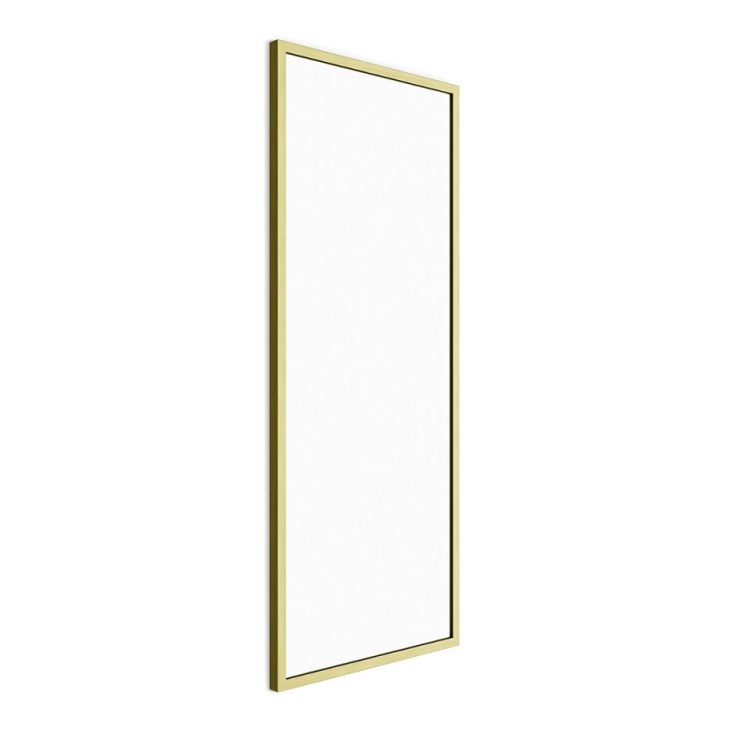 Docklands Rectangular Mirror 41 Brushed Brass - 40x100cm