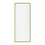 Docklands Rectangular Mirror 41 Brushed Brass - 40x100cm