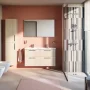 VitrA 1220x695mm Rectangular Mirror - Brushed Chrome