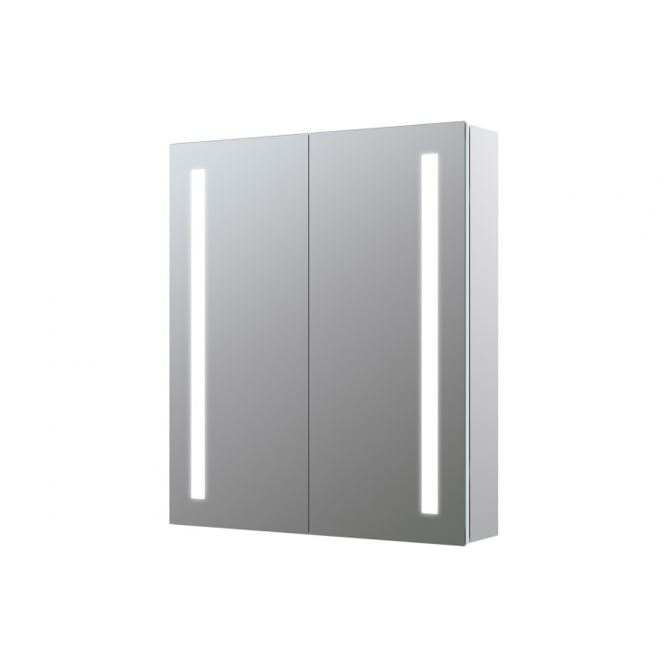 Sakura 600mm 2 Door Front-Lit LED Mirror Cabinet