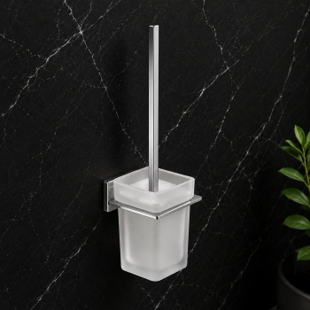 Origins Living Atena Toilet Brush Wall Mounted - Chrome 4433/03-13 Bathroom Accessory
