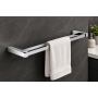 Origins Living Spluga Double Towel Rail 55cm - Chrome SG22-13 Bathroom Accessory