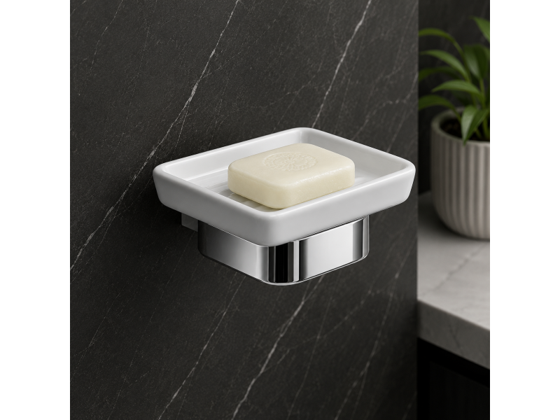 Origins Living Spluga Soap Dish - Chrome SG11-13