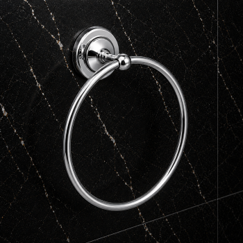 Origins Living Albany Towel Ring - Chrome ALB-114020-CH Bathroom Accessory