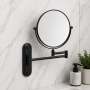 Origins Living Taylor Reversible 5x Magnifying Wall Mirror - Black TYL-007520-BK Bathroom Accessory