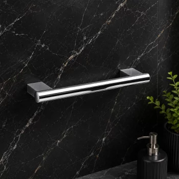 Origins Living Lux Grab Bar - Chrome 153237 Bathroom Accessory