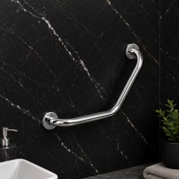 Origins Living Up Angled Grab Bar - Chrome 1122-13 Bathroom Accessory