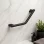 Origins Living Lux Angled Grab Bar - Black 176090 Bathroom Accessory