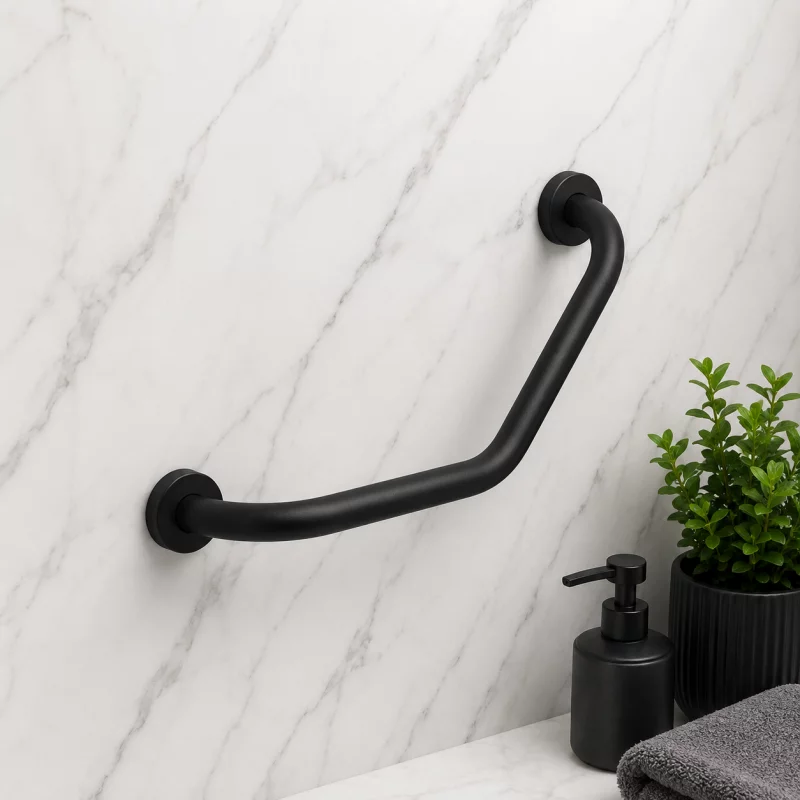 Origins Living Up Angled Grab Bar - Black 1122-14