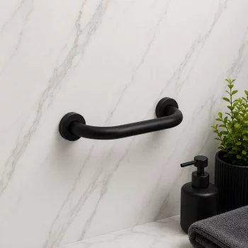 Origins Living Up Grab Bar 33cm - Black 1121/30-14 Bathroom Accessory