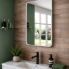Origins Living City Rectangular Mirror 50 Black - 50x75cm B375608
