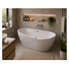 Harlesden Freestanding 1655x745x580mm 0TH Bath - Gloss White DIBF0076