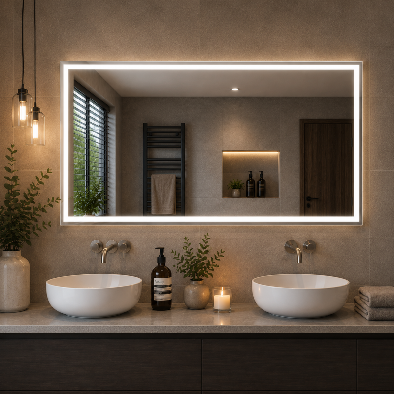 Origins Living Solid Light Mirror 120 - 120x60cm B004792