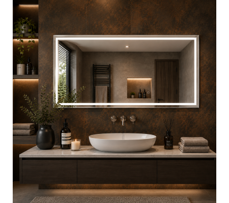 Origins Living Ravenna Light Mirror 140 - 140x70cm B008431 Bathroom Accessory