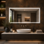 Origins Living Ravenna Light Mirror 140 - 140x70cm B008431 Bathroom Accessory