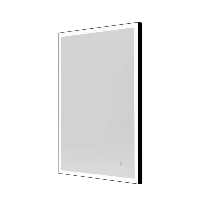 Origins Living Tate Light Rectangular Mirror 100 Black - 100x70cm TTL-011107-BK