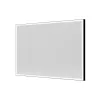 Origins Living Tate Light Rectangular Mirror 120 Black - 120x70cm B008233