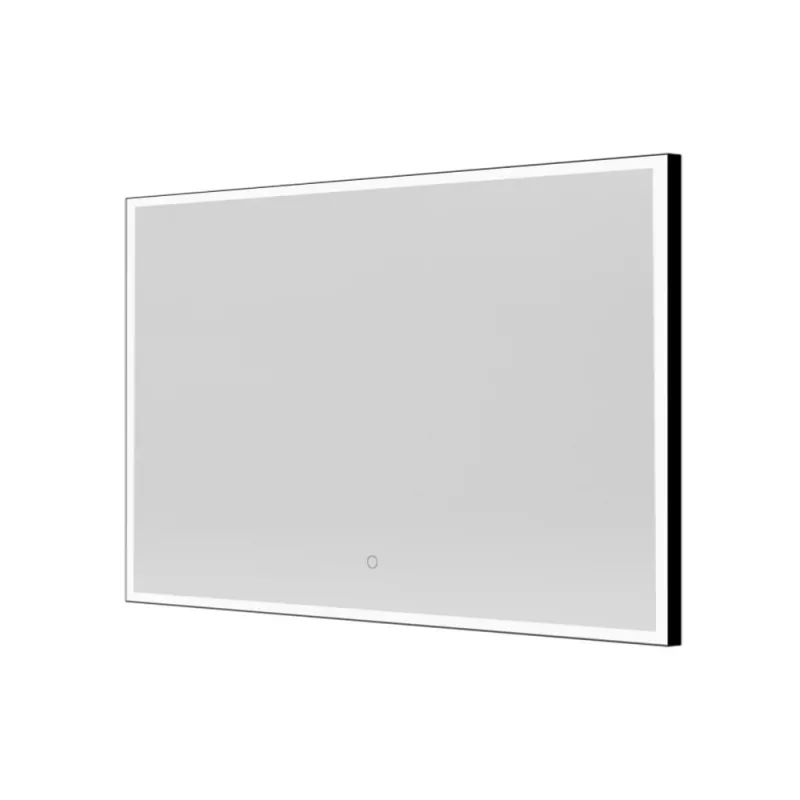 Origins Living Tate Light Rectangular Mirror 120 Black - 120x70cm B008233