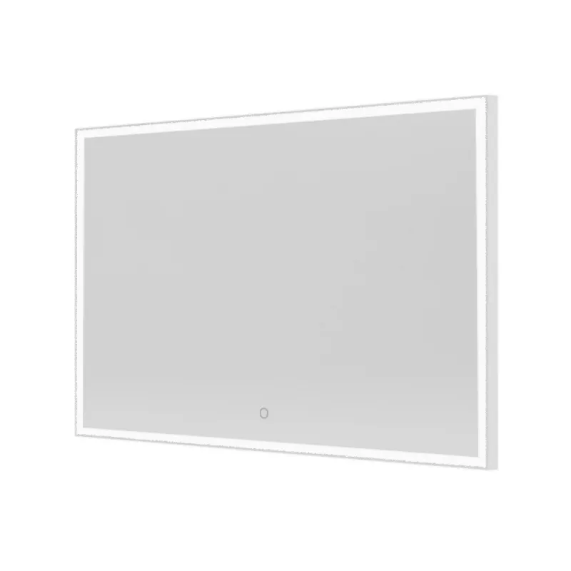 Origins Living Tate Light Rectangular Mirror 120 White - 120x70cm B008271