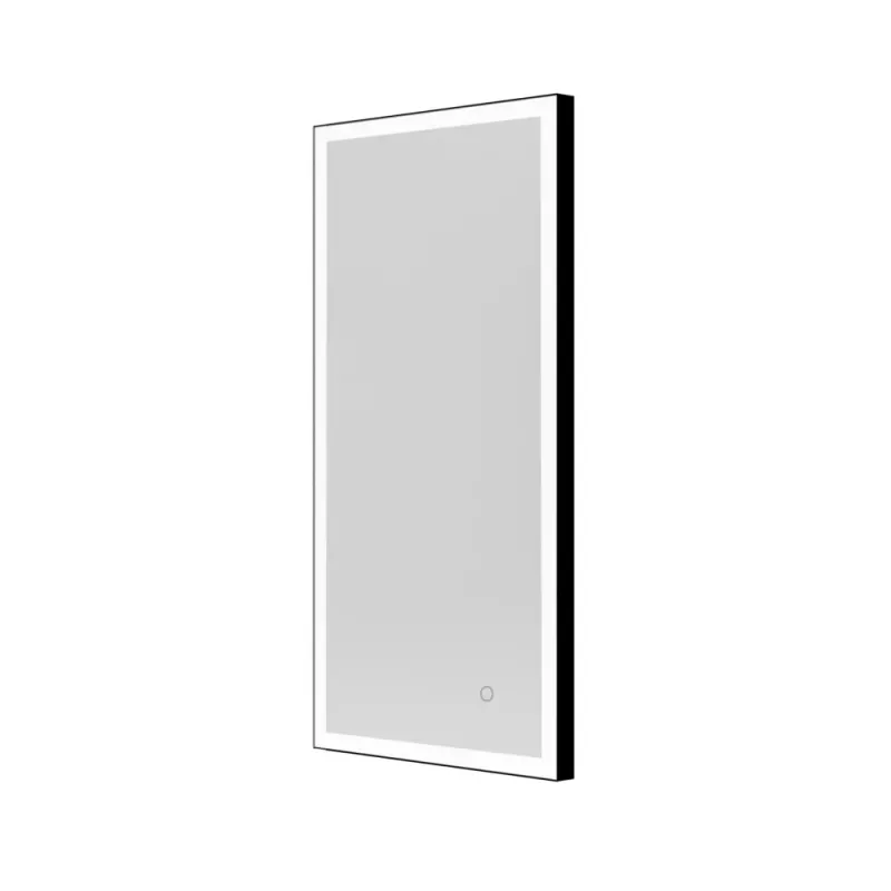Origins Living Tate Light Rectangular Mirror 60 Black - 60x80cm B008202