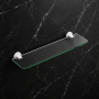 Origins Living Tecno Project Glass Shelf 50cm - White 176878 Bathroom Accessory