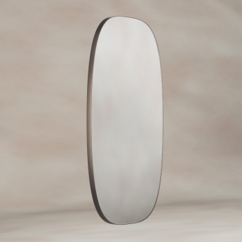 Origins Living Oslo Barrel Mirror 45x80cm - Brushed Bronze OSL-00B458-BZ Bathroom Accessory
