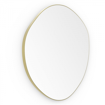 Origins Living Oslo Organic Mirror 60cm Brushed Brass OSL-00G658-BB Bathroom Accessory