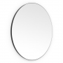 Origins Living Oslo Round Mirror 80cm Black OSL-00D080-BK Bathroom Accessory